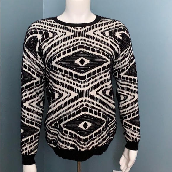 ASOS black & white evil eye textured sweater - Picture 2 of 7
